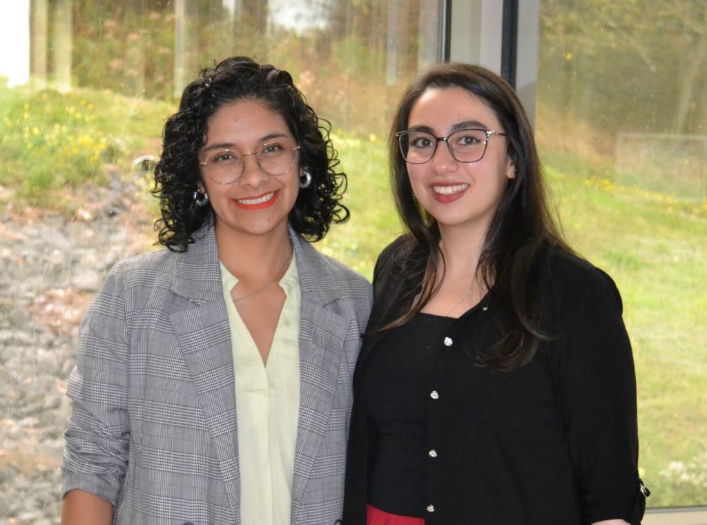 Sara Mafla and Hend Eldlk, the recipients of the 2025 Shannex Graduate Scholarship in Aging and Nutrition
