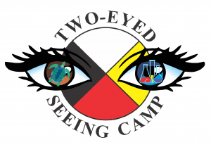 The Logo for the Two-Eyed Seeing Camp