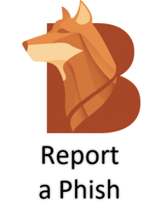 Beauceron Outlook report a phish icon