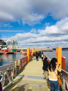 2018 Local Entrepreneur and Cultural tour. Walk way near Murphys on the water. 