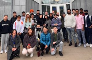 MSVU Business and Tourism students Group photo at the discovery centre during the local entrepreneurial cultural tour fall 2022