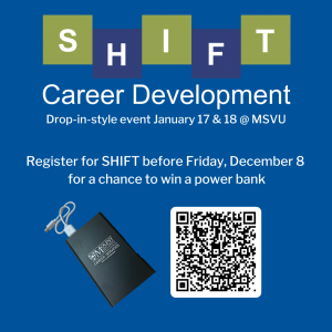 Register for SHIFT before Dec. 8 for a chance to win a power bank