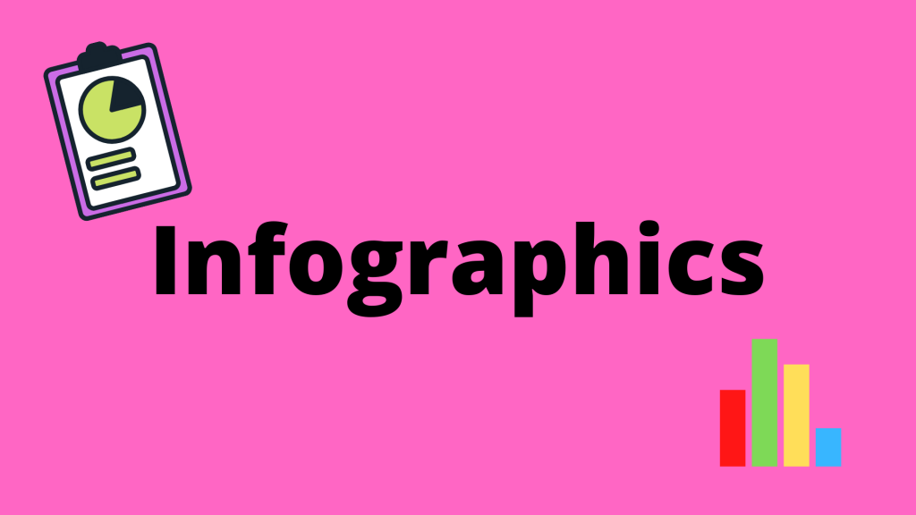 Alt= a pink background with text in the middle that says, 
