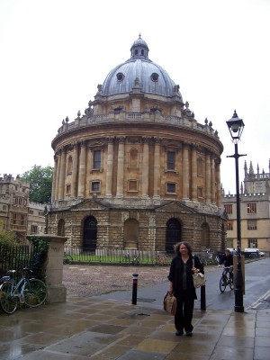 Anna Smol at the Bodleian Library, Oxford