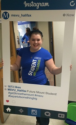 Courtney Goldie -- Mount student ambassador