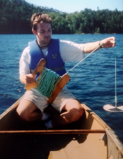 Kevin on the water in northern Ontario
