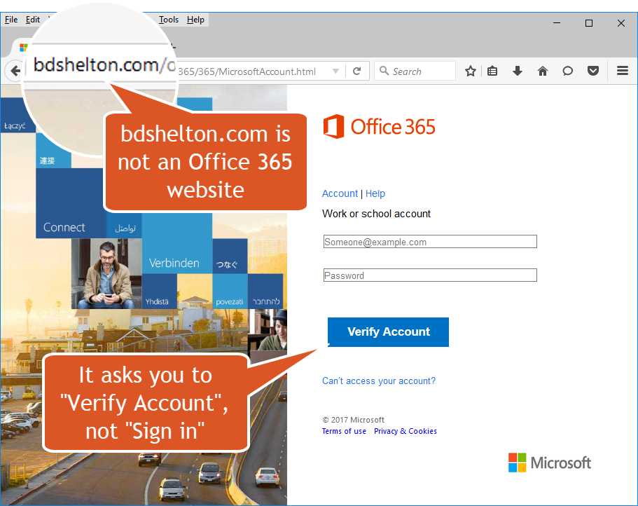 office 365 login page