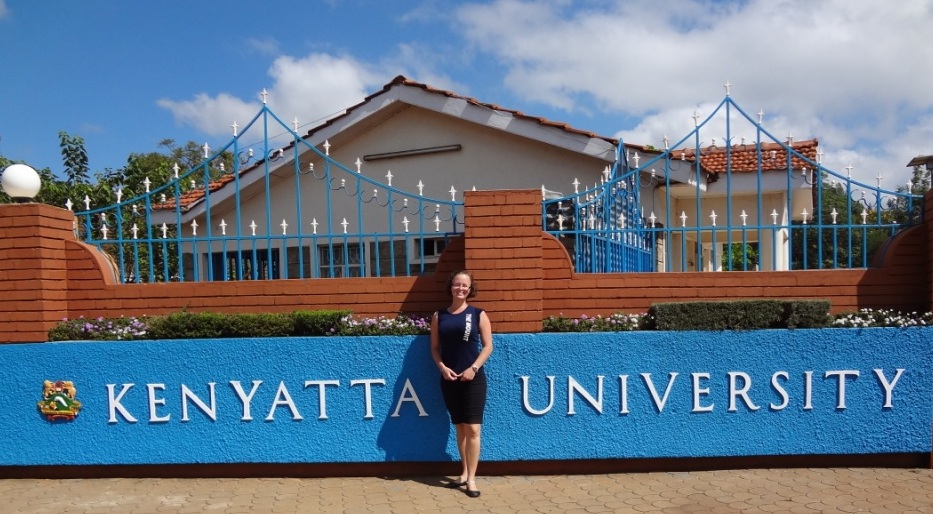 Mount Student Kristin Knight at Kenyatta University