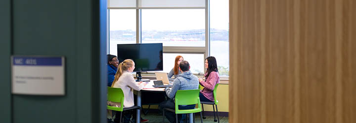 Students Studying in a classroom
