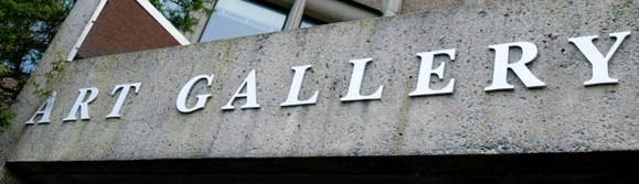 Art Gallery sign outside of Seton Academic Centre