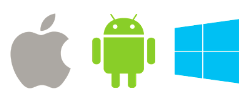Apple, Android and windows mobile devices