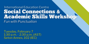 Social Connections & Academic Skills Workshop tile. Details in caption.