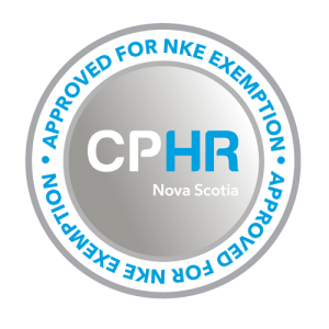 The NKE Exempt Seal Approval from CPHR Nova Scotia