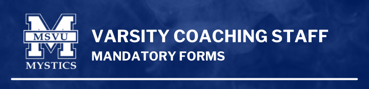 Varsity coaching forms banner