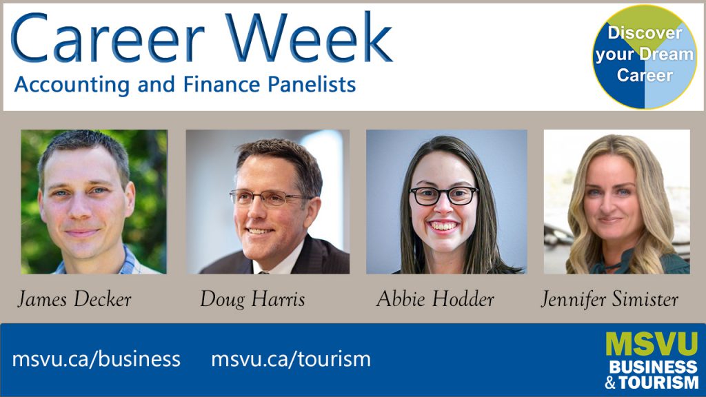 Accounting and Finance career week panelists FA 2021