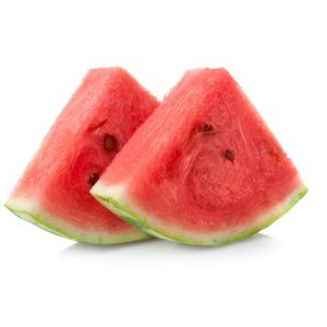 2 slices of watermelon
