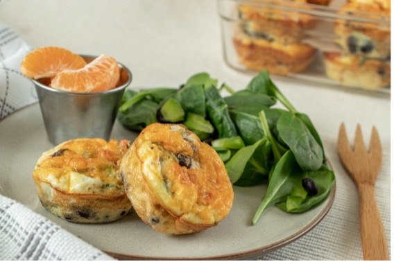 Crustless Mini Quiches with Black Beans thumbnail image