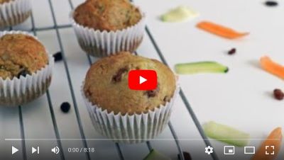 Zucchini Carrot Muffin YouTube video still