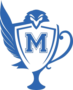 Mount Residence Cup logo, a graphic of a trophy and crow with the Mount M