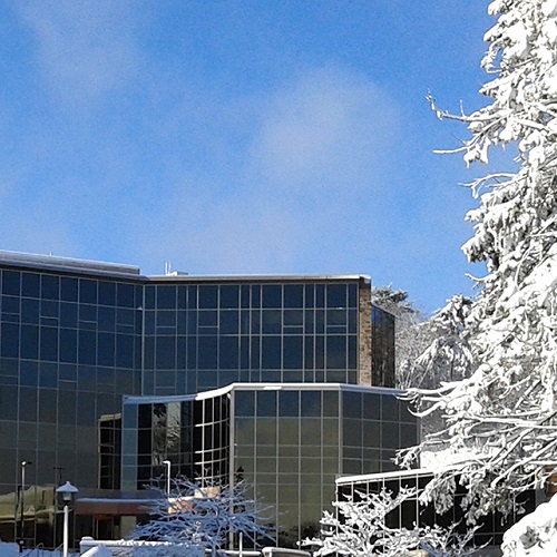 The McCain Building during the Winter months