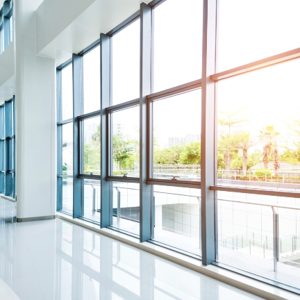 empty office building