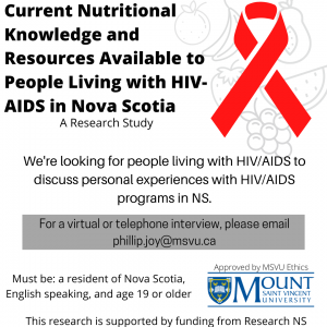 Call for participants poster- people living with HIV/AIDS