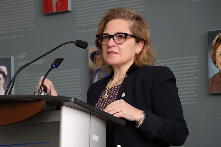 Lena Metlege Diab at the Women's Wall Of Honour event