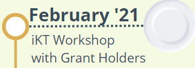 February 2021, integrated knowledge translation workshop with grant holders