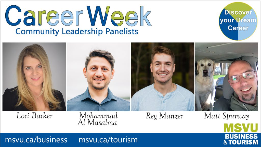 MSVU Business and tourism Career Week community leadership panelists Fall 2022