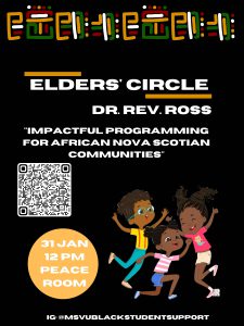 January Poster for Elders' Circle