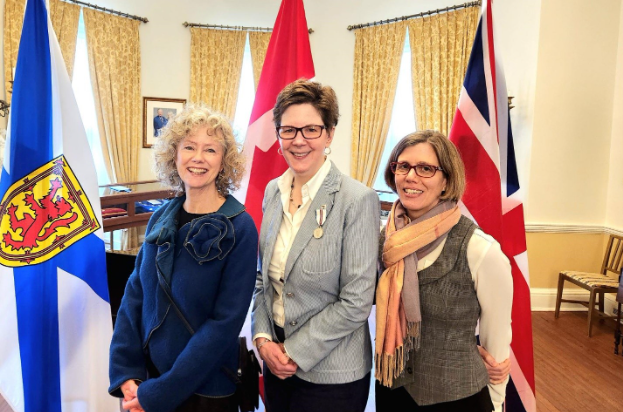 From left to right: Donna Bourne-Tyson, Dr. Jacquie Gahagan, Carlye Stein