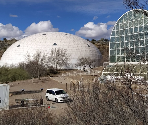 Biosphere 2 Earth system science research facility, the largest enclosed ecological system ever built