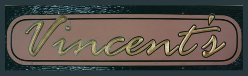 Vincent's Restaurant banner