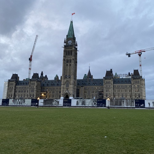 Parliament Hill, photo taken by Morgan Hussey