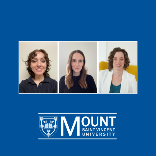 Gabrielle Fenwick, Kennedy Hackett, and Natalie Lawy. The three Scotia Scholar Undergraduate Award Winners