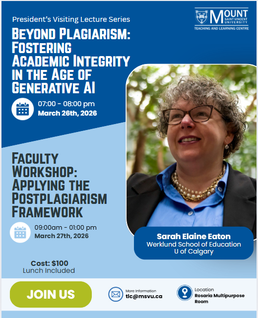 Lecture and Workshop Promotional poster