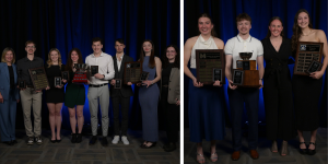 Mystics cross country and women's soccer award recipients