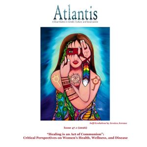The cover art for Volume 47 (2026): “Healing is an Act of Communion”: Critical Perspectives on Women’s Health, Wellness, and Disease. The cover art for this issue is Self-Evolution by Jessica Jerome.
