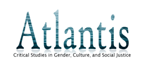 The logo for the Atlantis Journal - with the text "Atlantis: Critical Studies in Gender, Culture, and Social Justice"