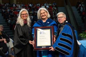 Tina Murphy, Dr. Lisa LaFlamme, and Dr. Joël Dickinson