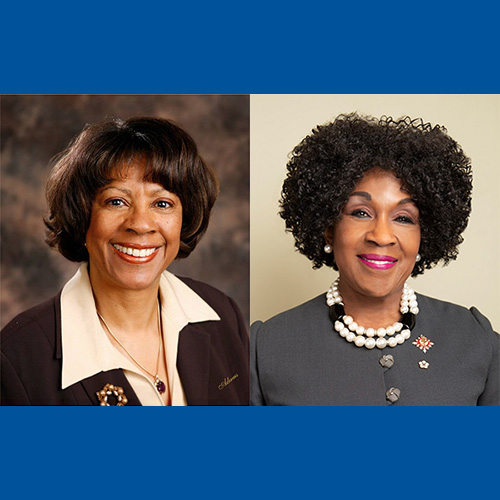 to Corinne (Connie) Sparks, O.C., and The Honourable Mayann Francis, O.C., O.N.S. , who were appointed Officers of the Order of Canada.