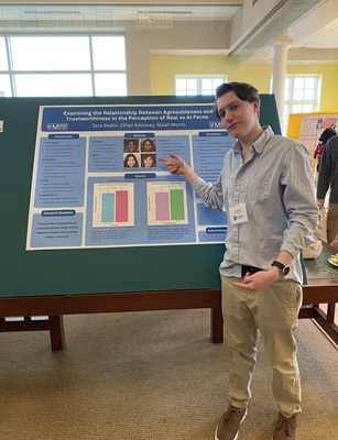 Ethan Kelloway presenting at a Science Atlantic conference